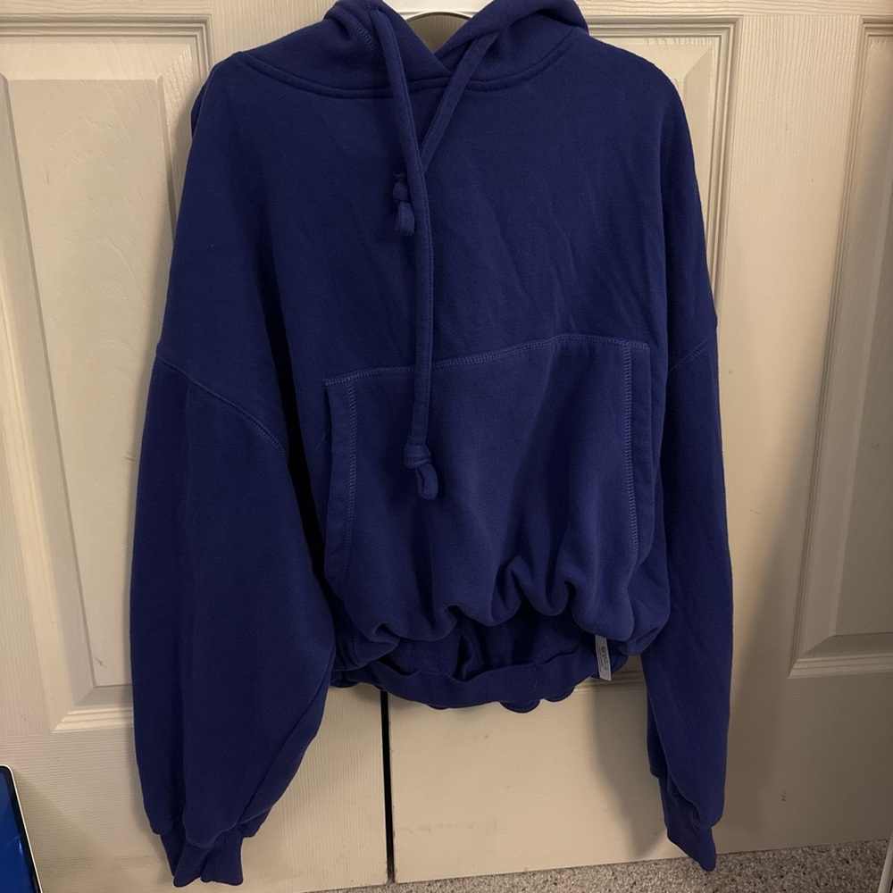 Urban Outfitters Deep Blue Hoodie Sweater